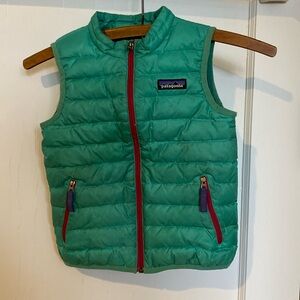 Patagonia baby puffer vest, 3t